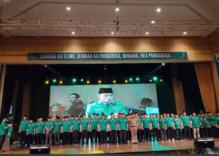 GP Ansor Jawa Barat Gelar Inaugurasi Pelantikan dan Pengukuhan Anggota
