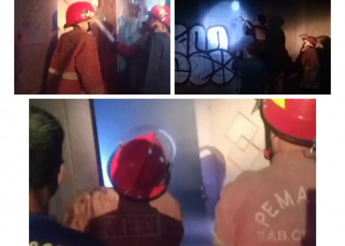 Ruko Gudang di Depok Cirebon Ludes Terbakar, Diduga Korsleting Panel AC