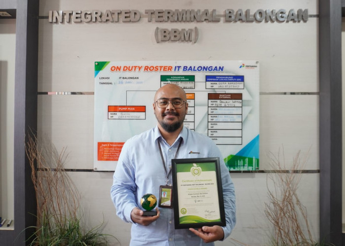 Program TJSL Pertamina Patra Niaga Regional JBB Raih Global Silver Winner Ajang Green World Award