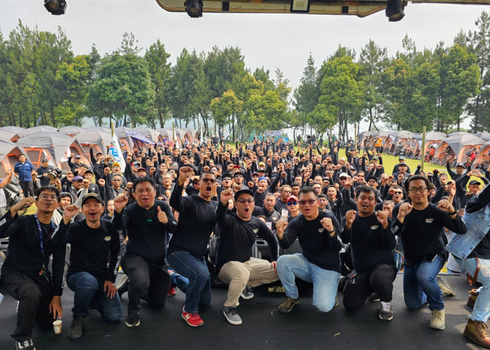 Event Pembuka Maxi Yamaha Day 2023, Ratusan Biker Camping di Gunung Picung Bogor