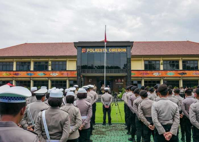 Polresta Cirebon Gelar Apel Konsolidasi Pasca Operasi Ketupat Lodaya 2026, Perkuat Soliditas Personel