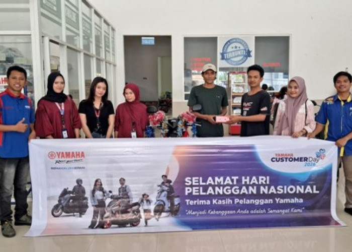 Rayakan Hari Pelanggan Nasional Bersama Yamaha, Hadirkan Kejutan Bentuk Apresiasi