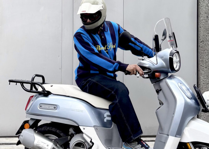 Modifikasi Fazzio Hybrid Gaya Skutik Urban Cargo Ala Jepang Buktikan Kreativitas Barudak Bandung
