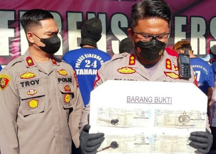 Spesialis Curanmor Asal Indramayu Beraksi di Kota Cirebon hingga Tegal, Berakhir di Kantor Polisi