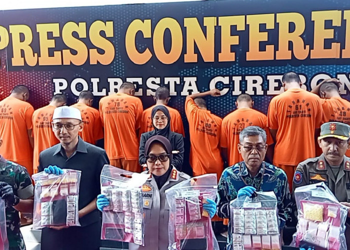 12 Kasus, 13 Tersangka, Ini Dia Rapor Sat Reserse Narkoba Polresta Cirebon Selama April 2024