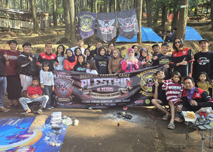 Rayakan Anniversary ke-11 PLESTRIC Cirebon Gelar Family Gathering dan Touring Wisata