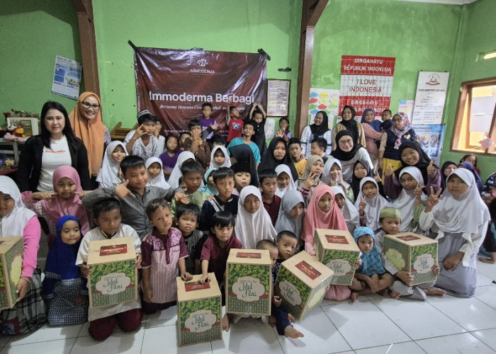 Immoderma Cirebon Berbagi di Bulan Ramadan, 100 Paket Sembako Disalurkan untuk Anak Binaan