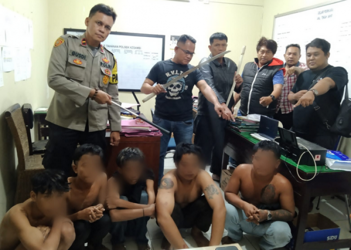 Anggota Geng Motor Ditangkap Polsek Kesambi Cirebon, Begini Penampakannya