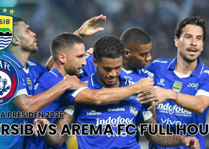 Animo Luar Biasa dari Bobotoh, Laga Persib Bandung vs Arema FC di Piala Presiden 2026 Full House! 