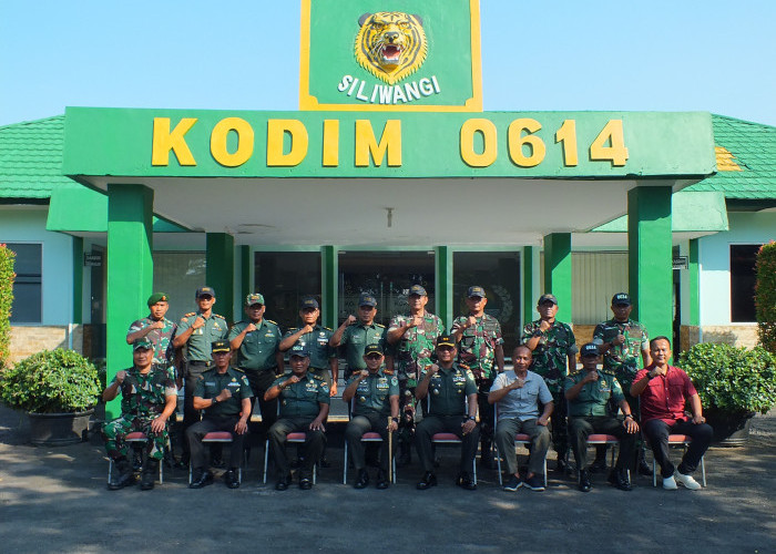 Kunjungi Makodim 0614 Kota Cirebon, Danrem 063 SGJ: Publikasikan Program Unggulan TNI AD
