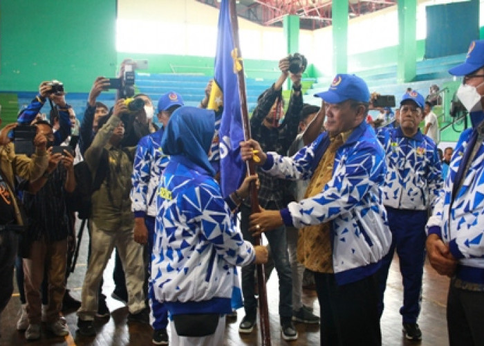 Pengukuhan dan Pelepasan Kontingen Kota Cirebon Menuju Porprov Jabar XIV/2022