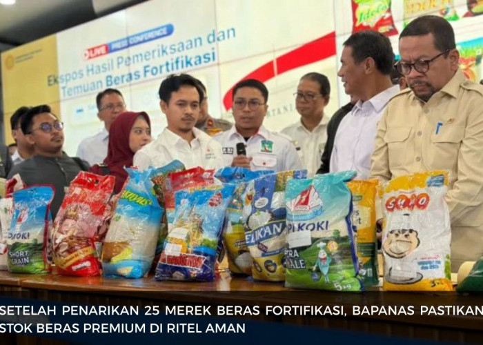 Sebanyak 25 Merek Beras Fortifikasi Ditarik, Stok Beras Premium di Ritel Aman? Begini Kata Mentan