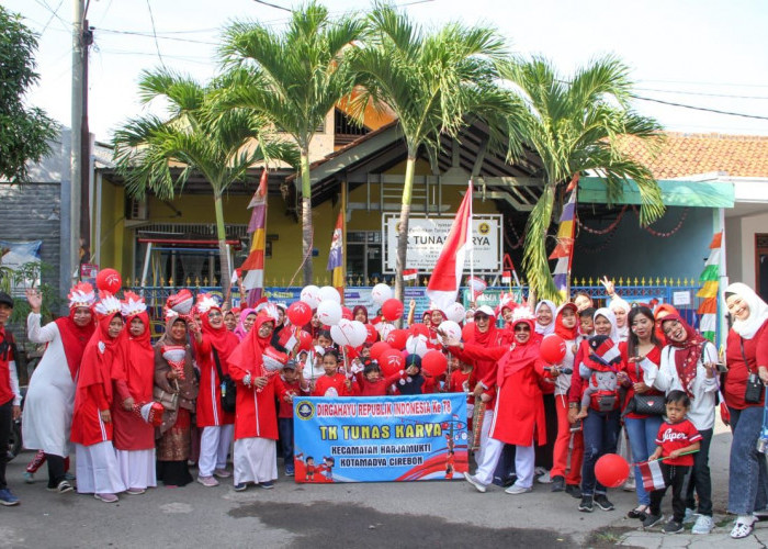TK Tunas Karya Taman Kalijaga Permai Meriahkan Hari Kemerdekaan
