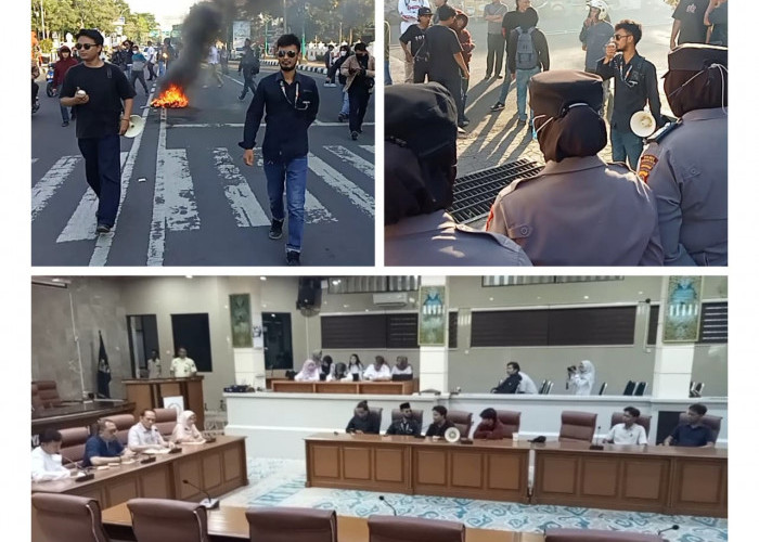 Mahasiswa Demo DPRD Kota Cirebon, Desak Pecat Oknum Dewan Diduga Selingkuh