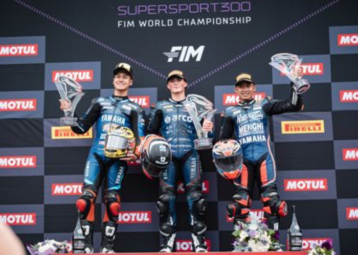 Cetak Sejarah di WorldSSP300 Magny-Cours, Aldi Satya Mahendra Juga Pimpin Klasemen Sementara