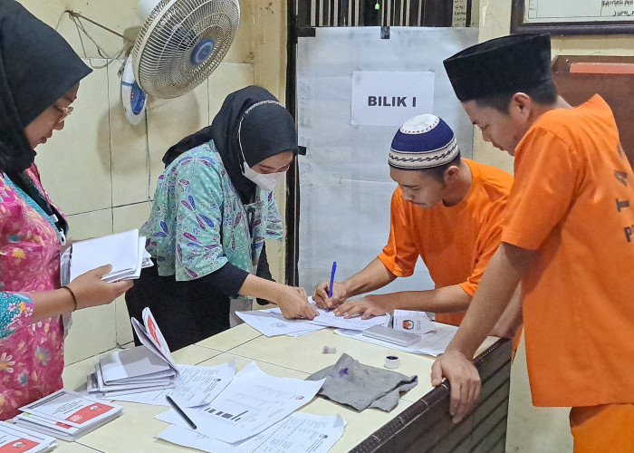 36 Tahanan di Rutan Polresta Cirebon Ikuti Pencoblosan Pemilu 2024