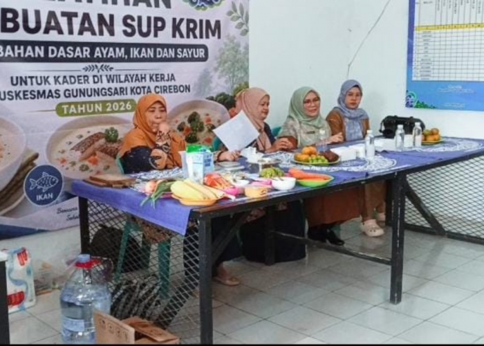 Poltekkes Kemenkes Tasikmalaya Latih Kader di Cirebon Bikin Sup Krim Bergizi, Berpotensi Jadi Peluang Usaha