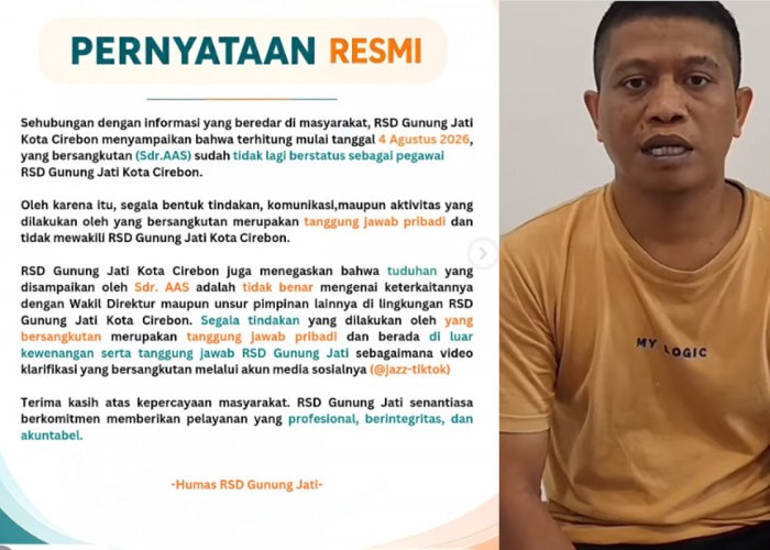 Klarifikasi RSD Gunung Jati Soal Kasus Viral di TikTok: AAS Sudah Bukan Karyawan, Catut Nama Wadir
