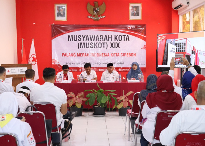 Muskot XIX PMI Cirebon Dibuka, Walikota: Fokus Penguatan Layanan Darah dan Bencana
