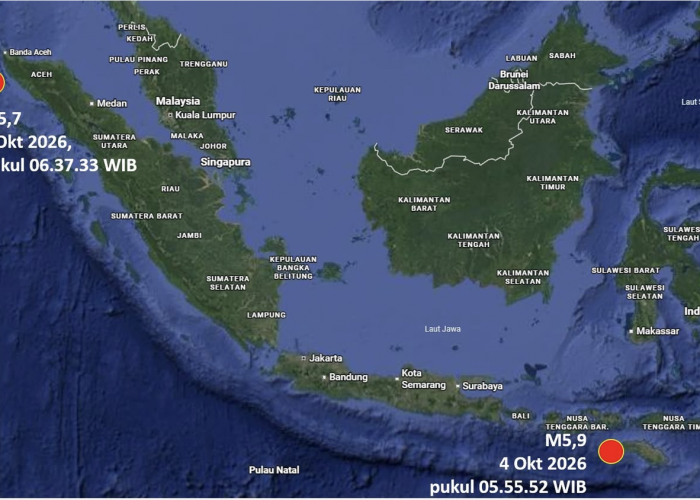 Dua Gempa Guncang Sumba dan Aceh dalam Selang 42 Menit, Begini Penjelasan Ahli