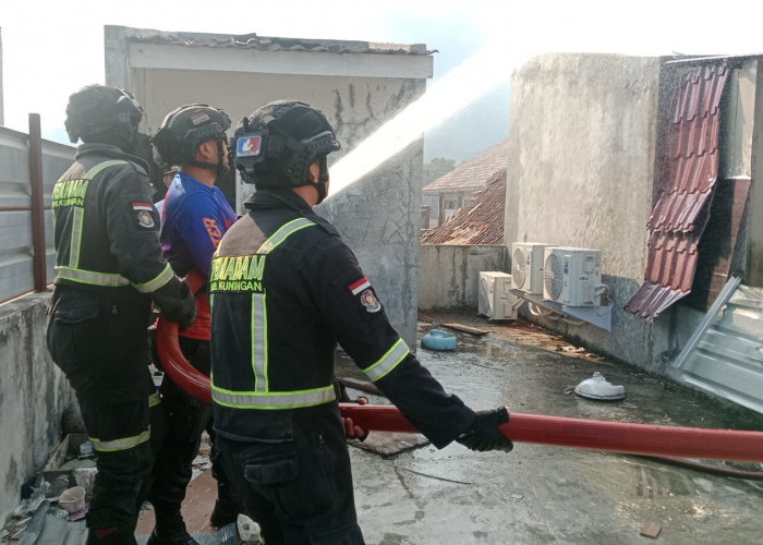 RM Ali Action di Kuningan Terbakar, Api Diduga Dipicu Korsleting Listrik