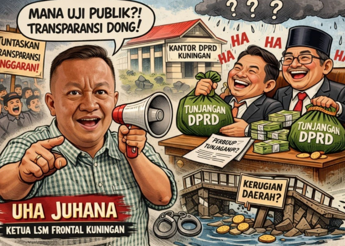 Perbup Tunjangan DPRD Kuningan Diduga Tanpa Uji Publik, Begini Sorotan LSM Frontal