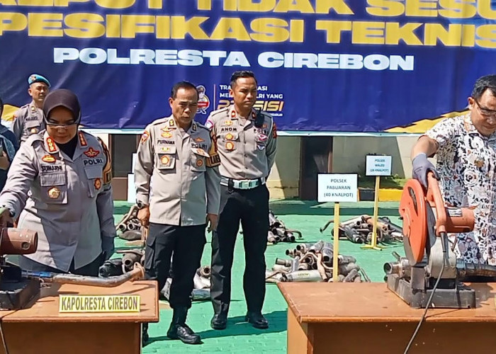 Pj Bupati Cirebon Dukung Langkah Polresta Cirebon dalam Menertibkan Penggunaan Knalpot Bising