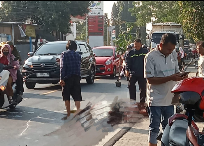 Gagal Menyalip, Warga Sedong Kidul Tewas Terlindas Truk di Beber Cirebon