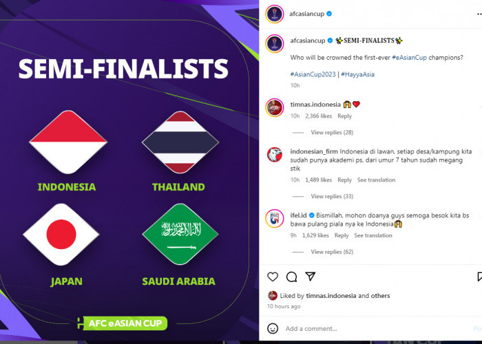 Timnas Indonesia Lolos Semi Final, Tantang Thailand di AFC eAsian Cup 2023