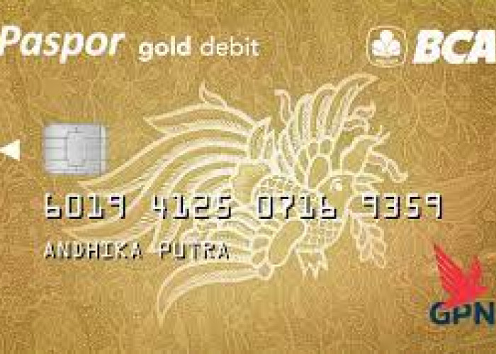 Kartu Debit Paspor BCA GPN Gold