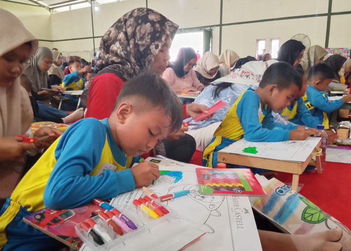 Faber-Castell Sukses Gelar CFA Colouring di Cirebon, Asah Kreativitas Anak dan Orang Tua