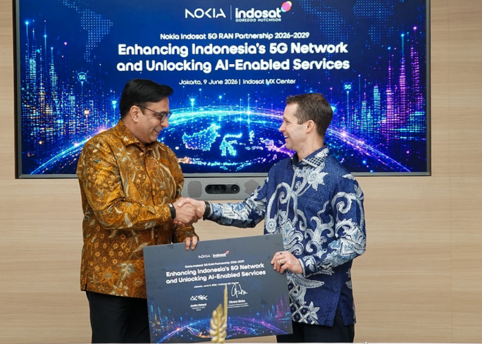 Nokia dan Indosat Kolaborasi Perluas Jaringan 5G Berbasis AI, Internet Makin Cepat