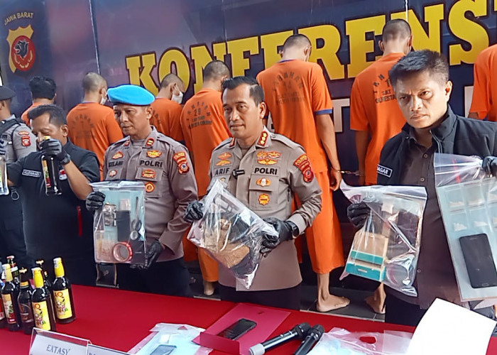 Operasi Antik Lodaya 2023, Satresnarkoba Polresta Cirebon Ungkap 8 Kasus Sabu-sabu dan Ganja