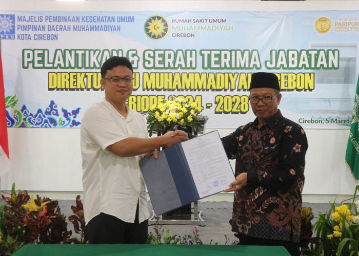 Lantik Direktur Baru, RSU Muhammadiyah Cirebon Akan terus Lakukan Transformasi