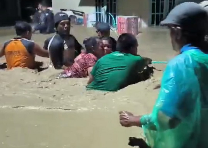 BREAKING NEWS! Banjir Kembali Terjang Cirebon Timur, Ciuyah dan Ambit Minta Bantuan