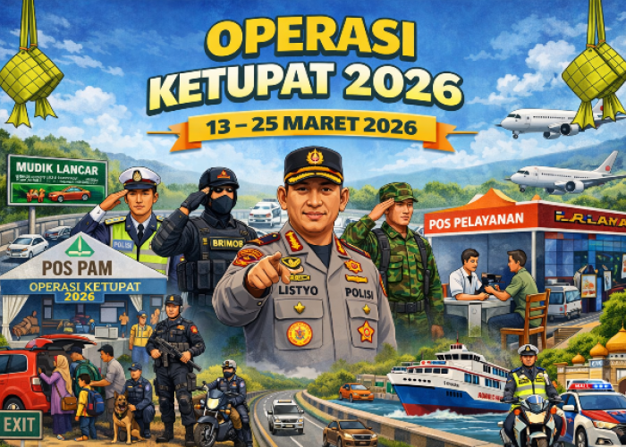 Operasi Ketupat 2026 Dimulai, Polri Siapkan 2.746 Posko Amankan Mudik Lebaran