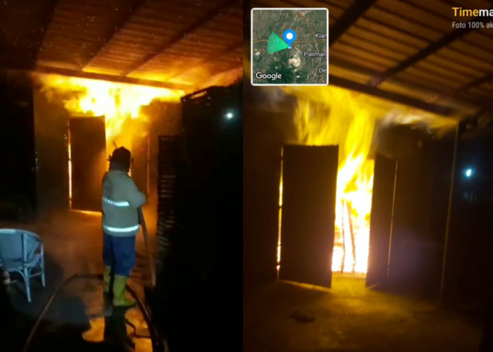 Kebakaran Pabrik Briket di Cirebon, Api Mengamuk 6 Jam Hanguskan 4 Ton Bahan Baku