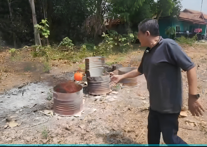 Dari Limbah Kulit Singkong Jadi Bola Pemadam Api, Inovasi Warga Cirebon Diklaim Mampu Jinakkan Kebakaran Hutan