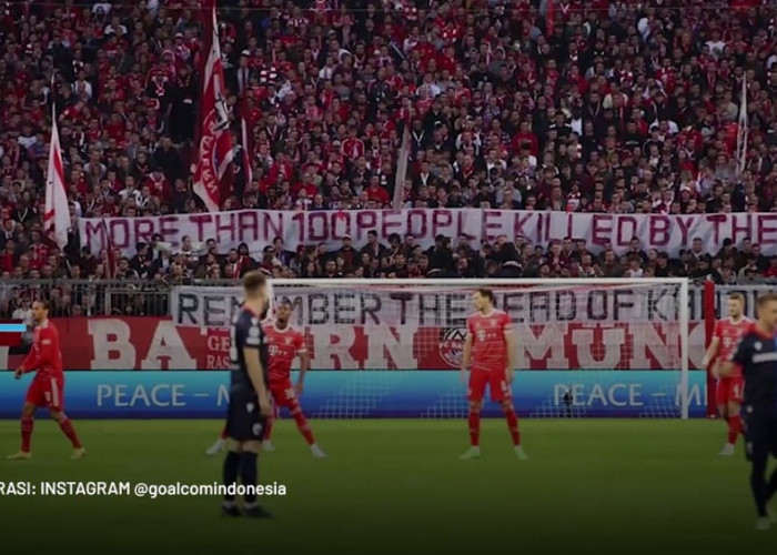 Fans Bayern Munchen Mengenang Tragedi Kanjuruhan, Ada Spanduk: Lebih dari 100 Orang Dibunuh Polisi