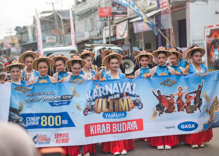 Karnaval GEAR ULTIMA Ramaikan Ciledug Kabupaten Cirebon, Yamaha Hadirkan Pesta Rakyat yang Padukan Hiburan