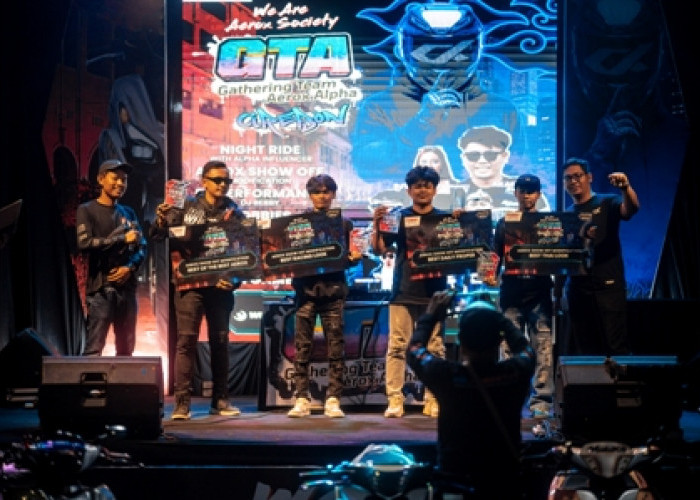 Yamaha Jabar Gelar Gathering Team Aerox Alpha di Cirebon, Satukan Aerox dan Kultur Urban dalam Satu Perayaan