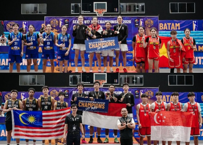 Timnas Basket U17 3x3 Indonesia Kawinkan Gelar SEABA 2026, Jebolan DBL Mendominasi