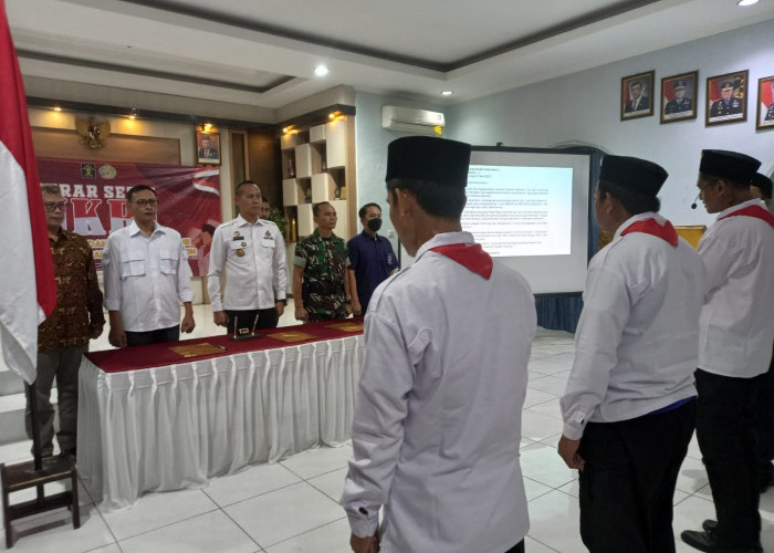3 Napiter Bernama Abu, Ikrar Setia Kepada NKRI di Lapas Kelas 1 Cirebon
