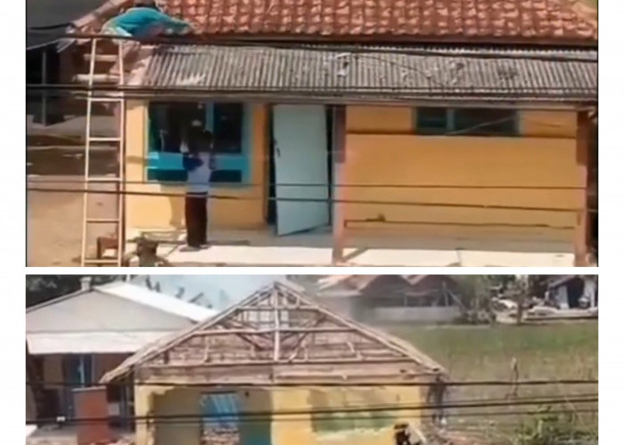 Viral TK di Guwa Kidul Cirebon Dibongkar Demi Koperasi Desa Merah Putih