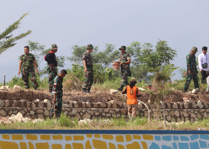 Dibantu TNI, Infrastruktur Desa Kedongdong Kidul Diperbaiki Lewat Program Ini