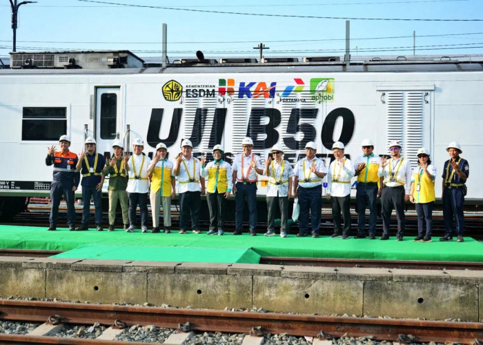 KAI Daop 3 Cirebon Resmi Gunakan Biosolar B40, Siap Menuju Energi Bersih