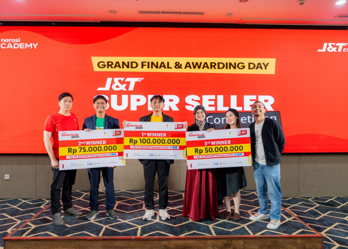 J&T Super Seller 2026 Umumkan 3 Pemenang, Brand Asal Bogor Raih Juara 1