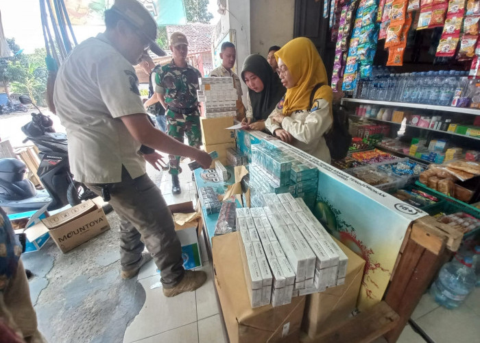 Gelar Operasi di 3 Kecamatan, Satpol PP Kabupaten Cirebon Amankan 20 Ribu Lebih Rokok Ilegal