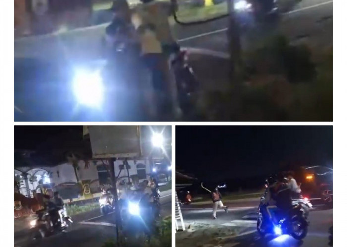 Viral! Tawuran Gengster di Cirebon Pecah, Dibubarkan Warga, Polisi Selidiki Motifnya