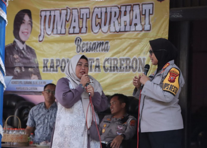 Polresta Cirebon Gelar Jumat Curhat di Desa Kalirahayu dan Desa Trusmi